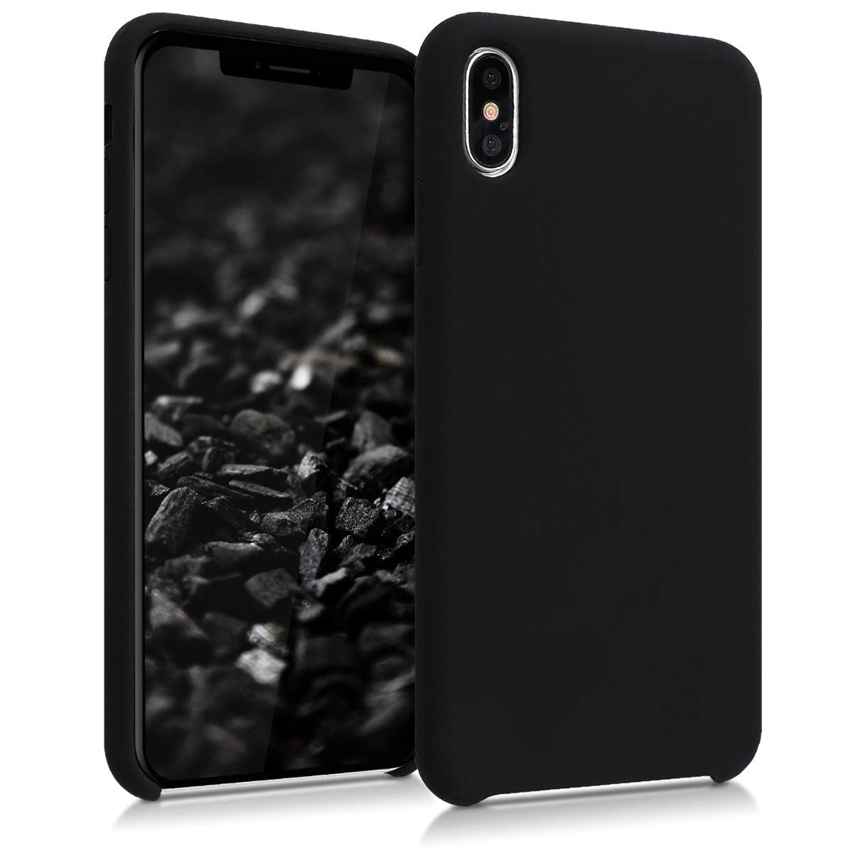 Θήκη σιλικόνης μαύρη iPhone XS Max 