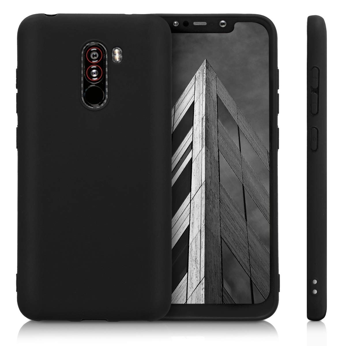 Θήκη σιλικόνης μαύρη Xiaomi Pocophone F1