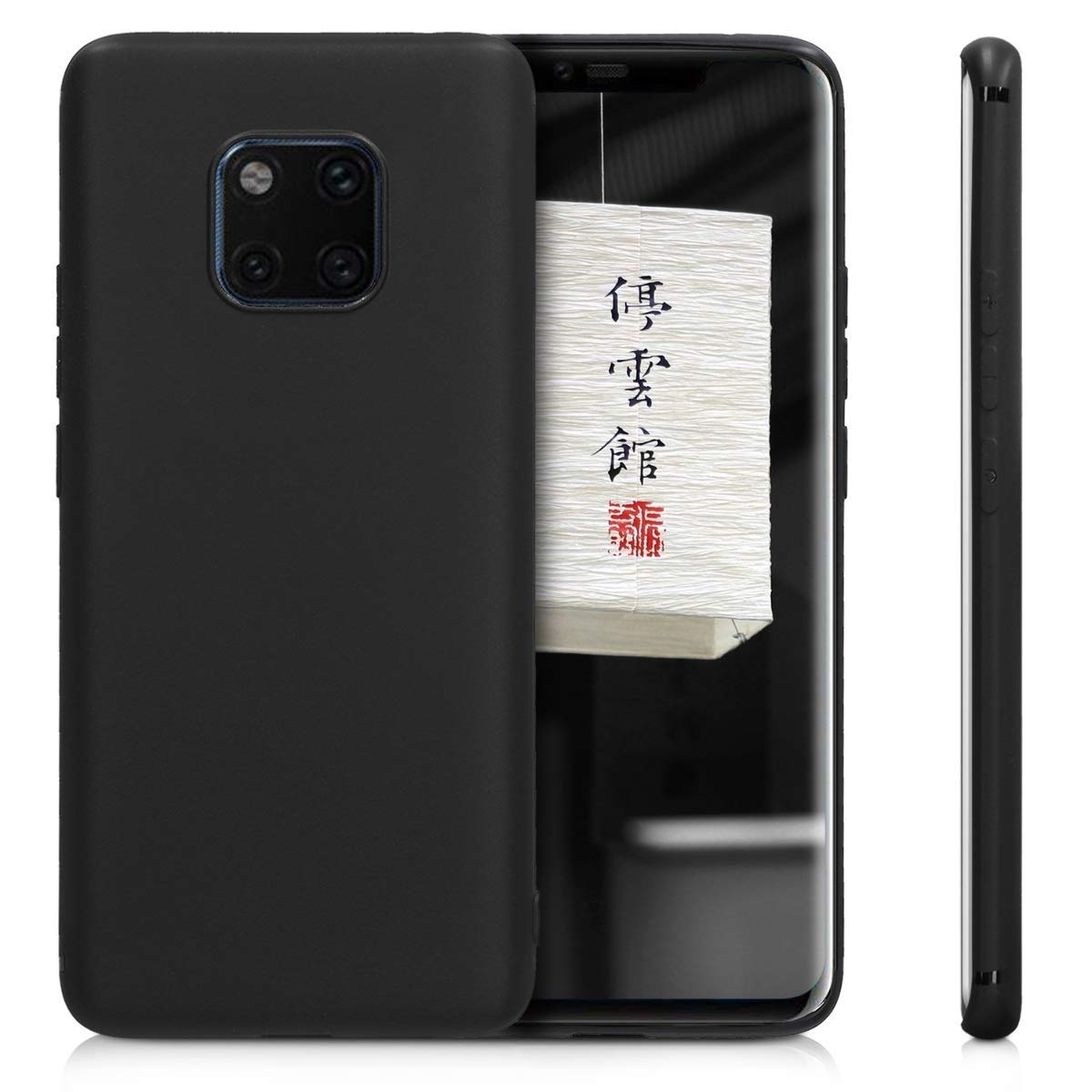 Μαύρη θήκη σιλικόνης Huawei Mate 20 Pro