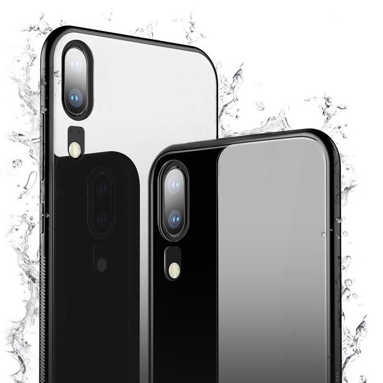 MSVII Glass TPU Case Black Huawei P20 pro