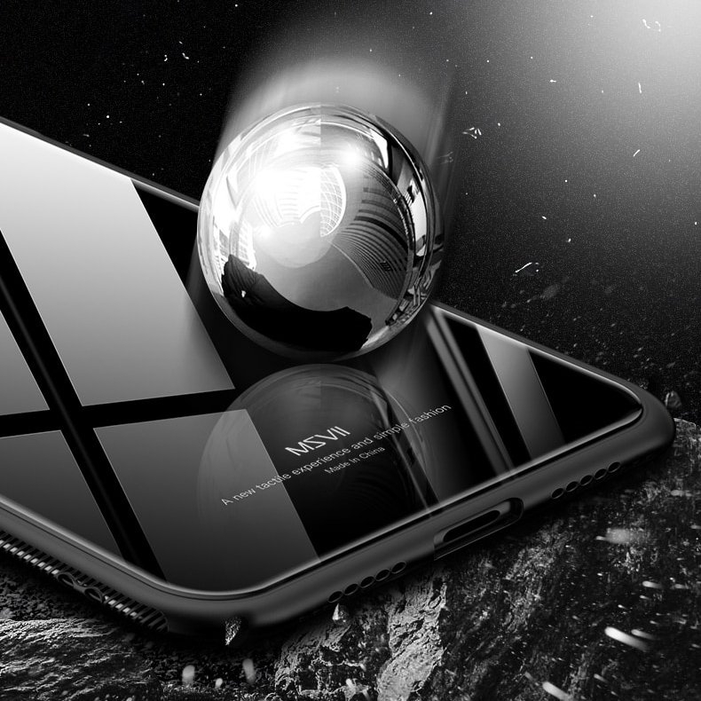 MSVII Glass TPU Case Black (Xiaomi Mi 8 SE )