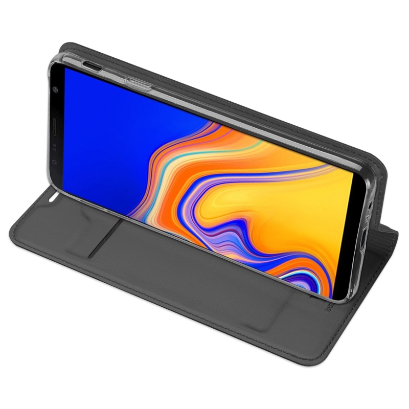 Θηκη πορτοφόλι για Samsung Galaxy J6+ gray