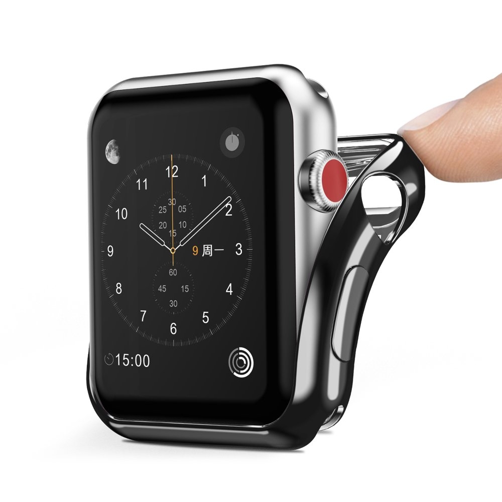 Dux Ducis Silicone Case μαύρη Apple Watch 42mm