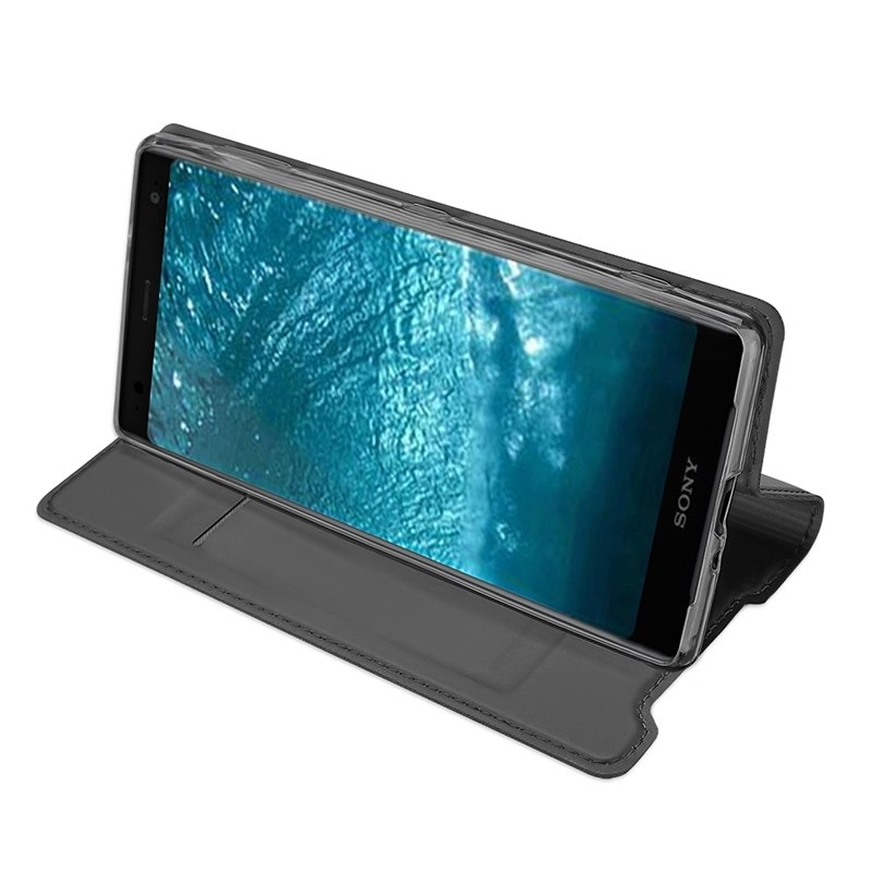 Θηκη πορτοφόλι για Sony Xperia XZ3 γκρι