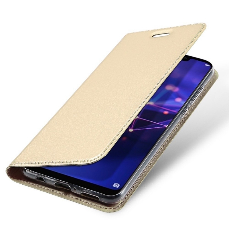 Θηκη πορτοφόλι για Huawei Mate 20 Lite  gold