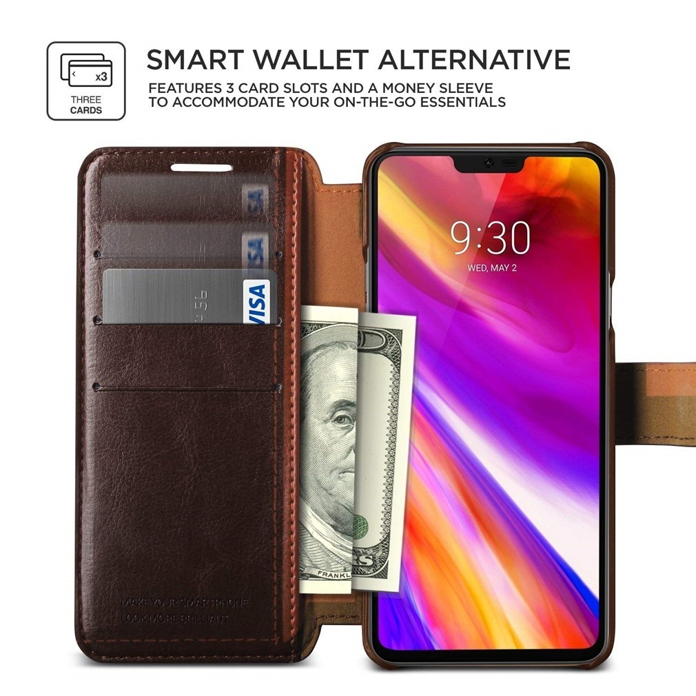VRS Design Dandy Layered Case for LG G7 - Dark Brown