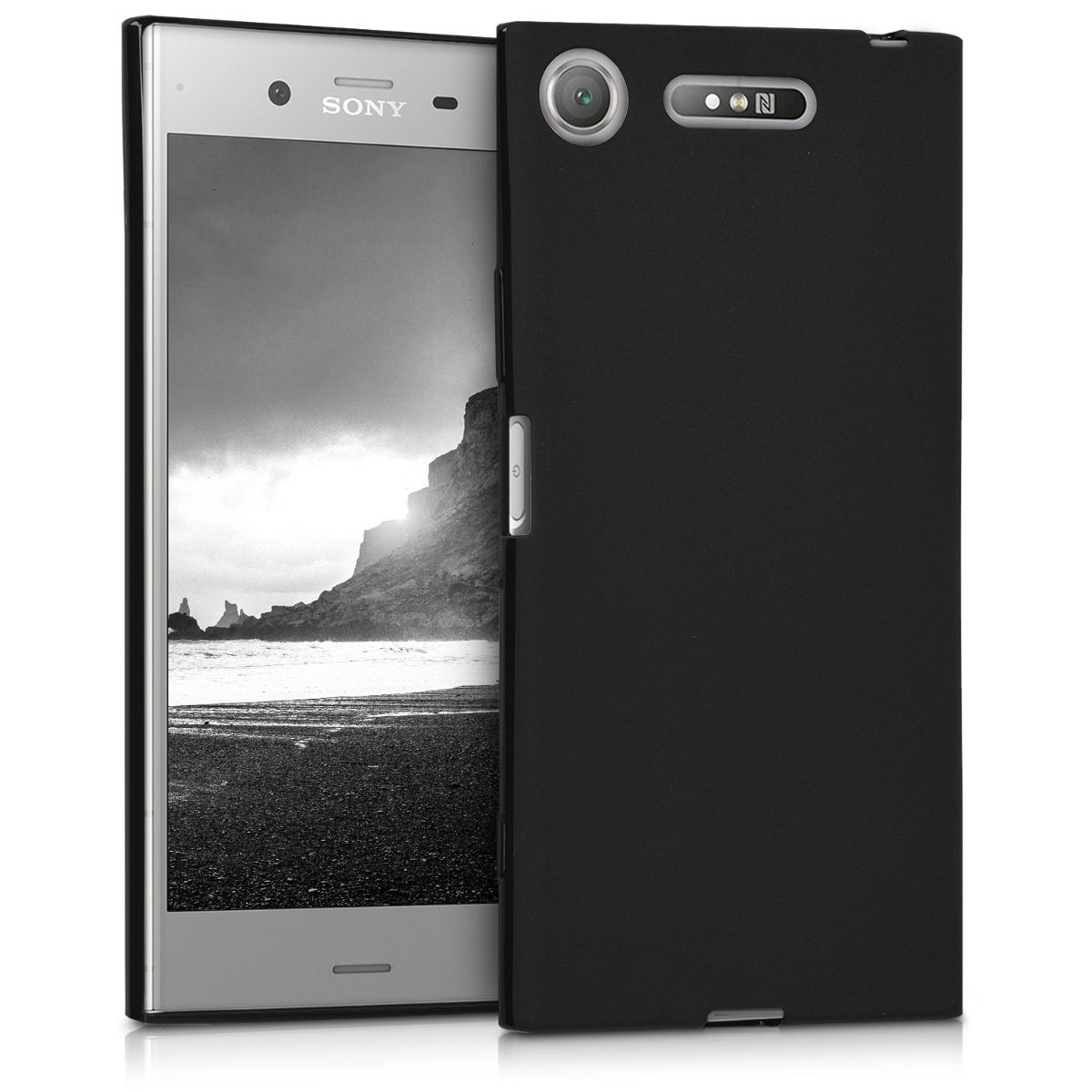 Μαύρη θήκη σιλικόνης Sony Xperia XZ1