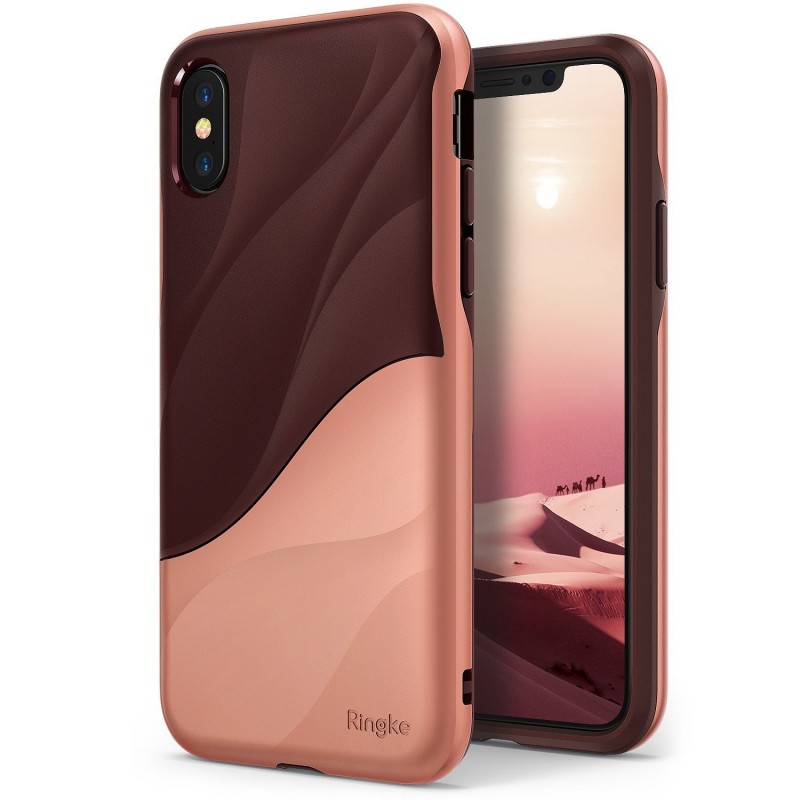 RINGKE WAVE IPHONE X ROSE BLUSH