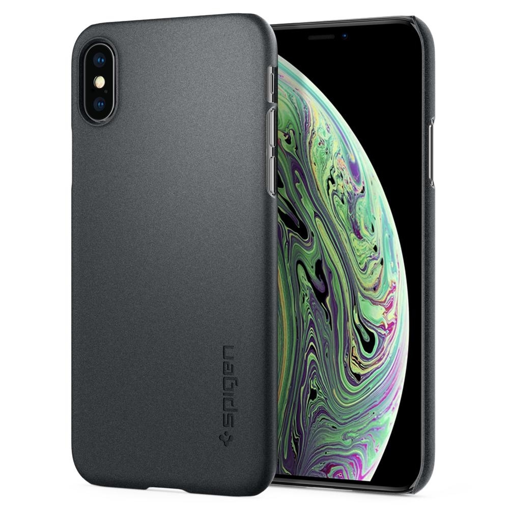 Spigen iPhone X / Xs Thin Fit Graphite Gray (063CS24905)