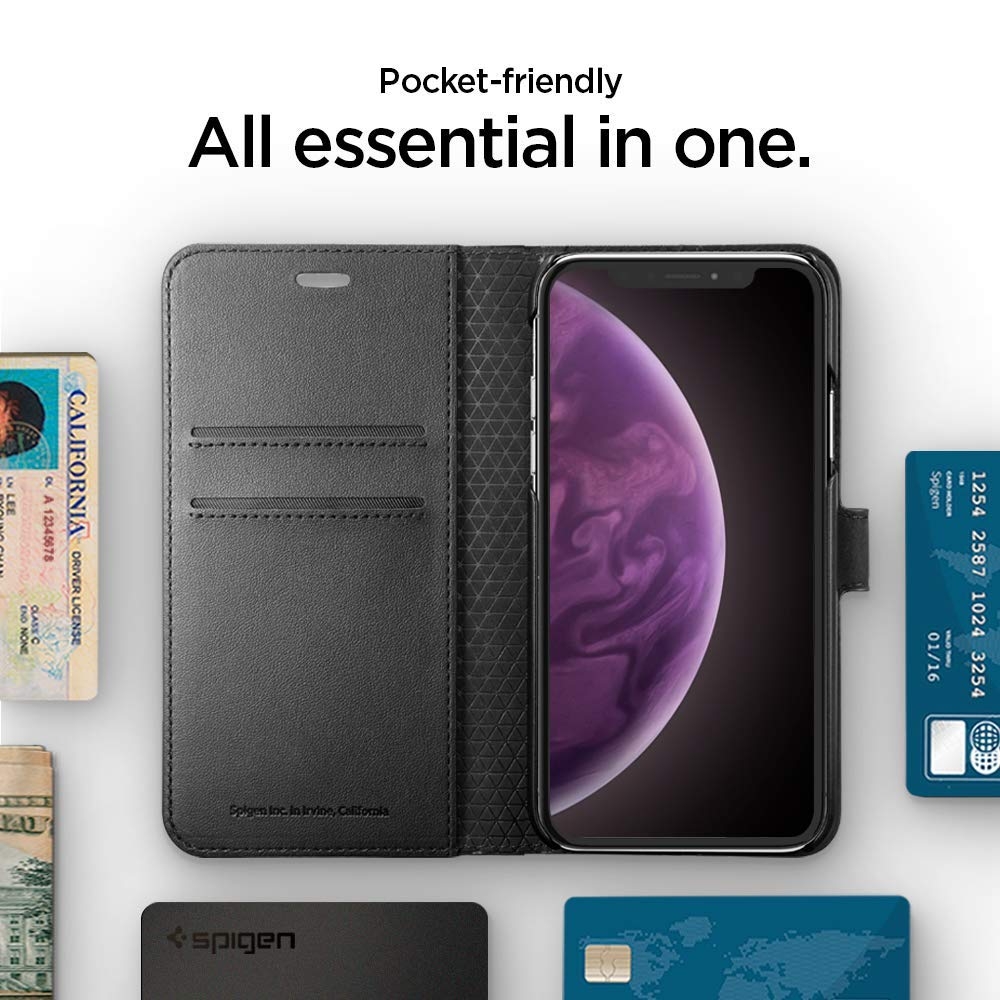 Spigen iPhone Xs Max Wallet S Black (065CS24841)