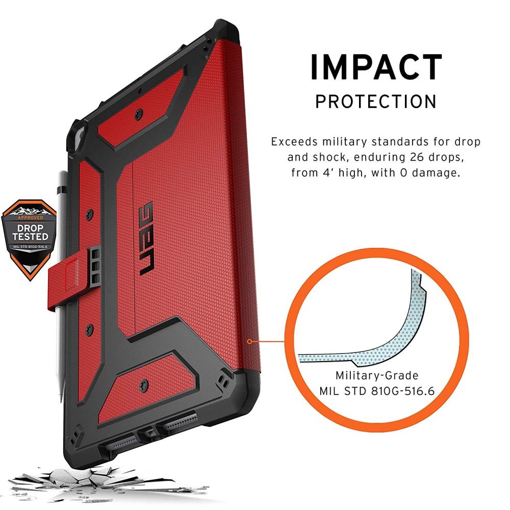 UAG iPad 10.2'' 2019 Metropolis Magma (121916119393)