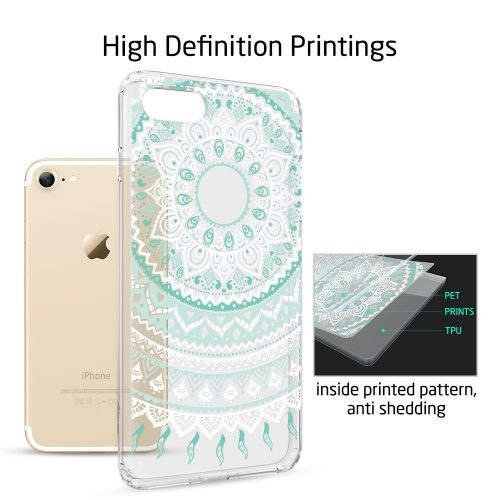 ESR iPhone 7 Totem Series Mint Mandala (X000KJ855V)