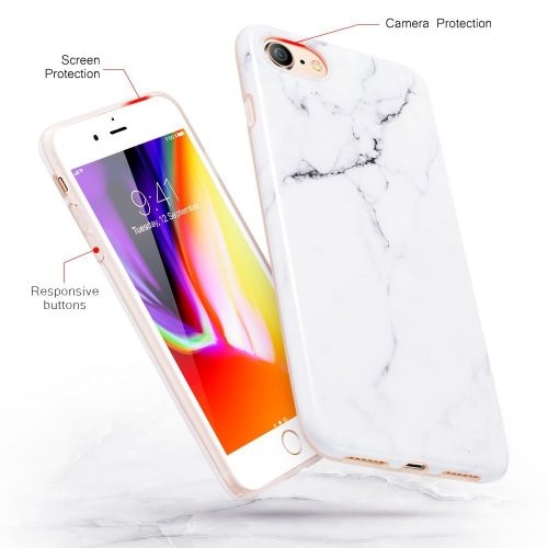 ESR iPhone 7/8 Soft Marble White Sierra (4894240054611)