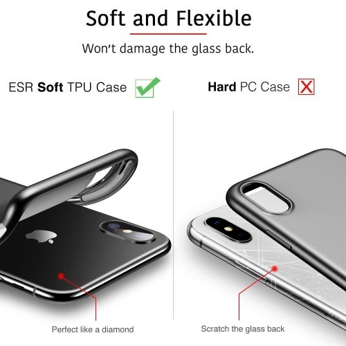 ESR iPhone X/Xs Slim Fit Matte Case Rose Gold (4894240061633)