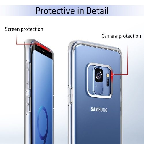 ESR Galaxy S9 Hybrid Series Translucent Clear (B078P8Z2N5)