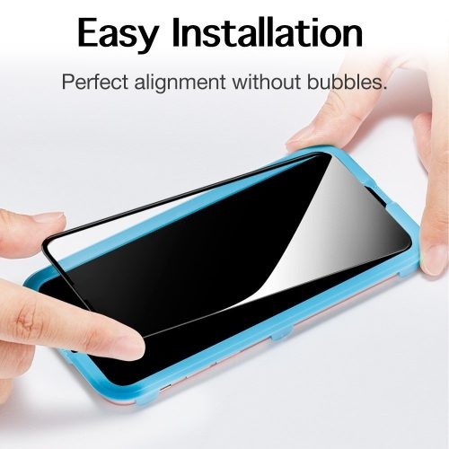 ESR Premium Quality Full Cover Tempered Glass iPhone Xs Max (With Easy Installation Frame)