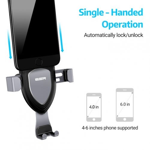 Βάση ESR Gravity Car Mount Phone Holder Black