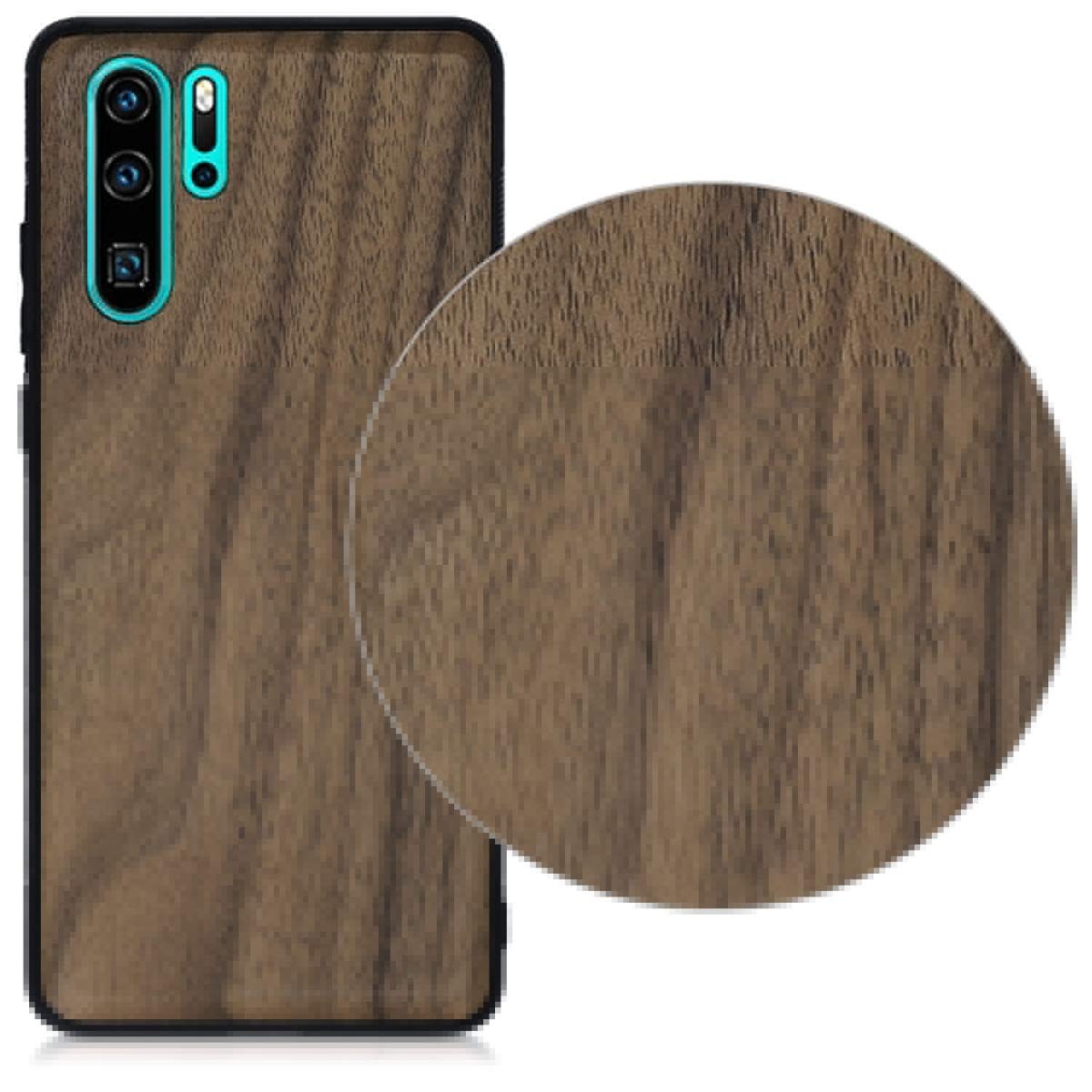 kwmobile Wooden protective cover for Huawei P30 Pro