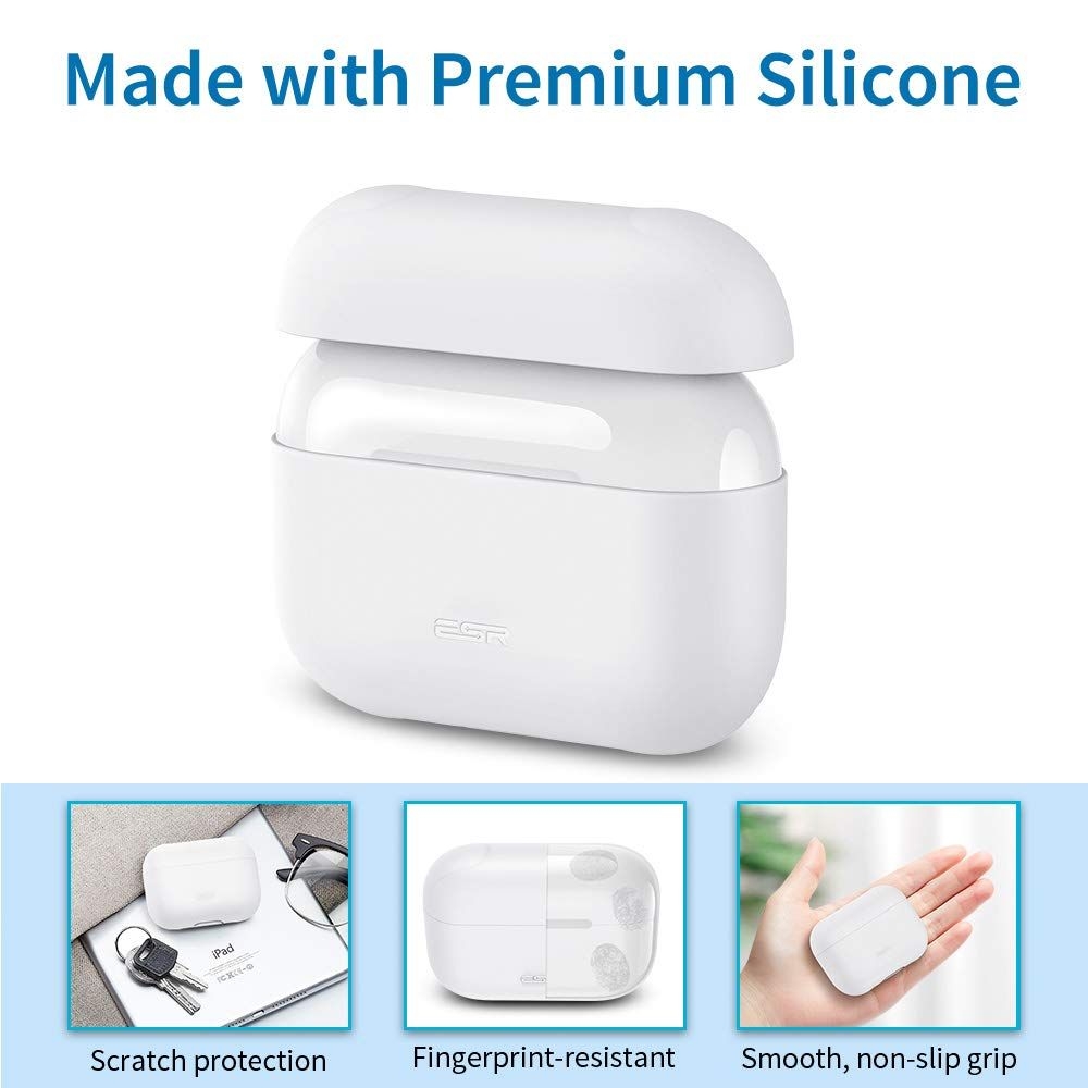 ESR AirPods Pro Silicone Breeze Plus Case White (4894240098127)