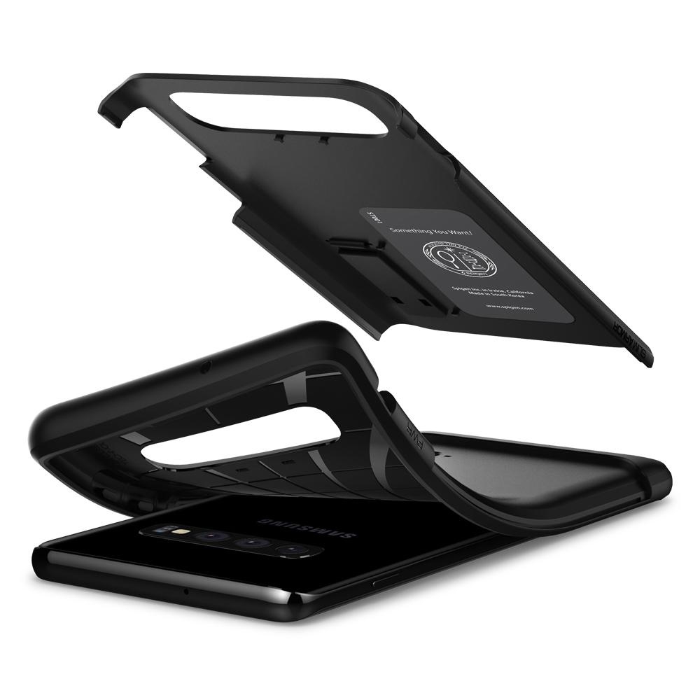 Spigen Galaxy S10 Slim Armor Black (605CS25384) 