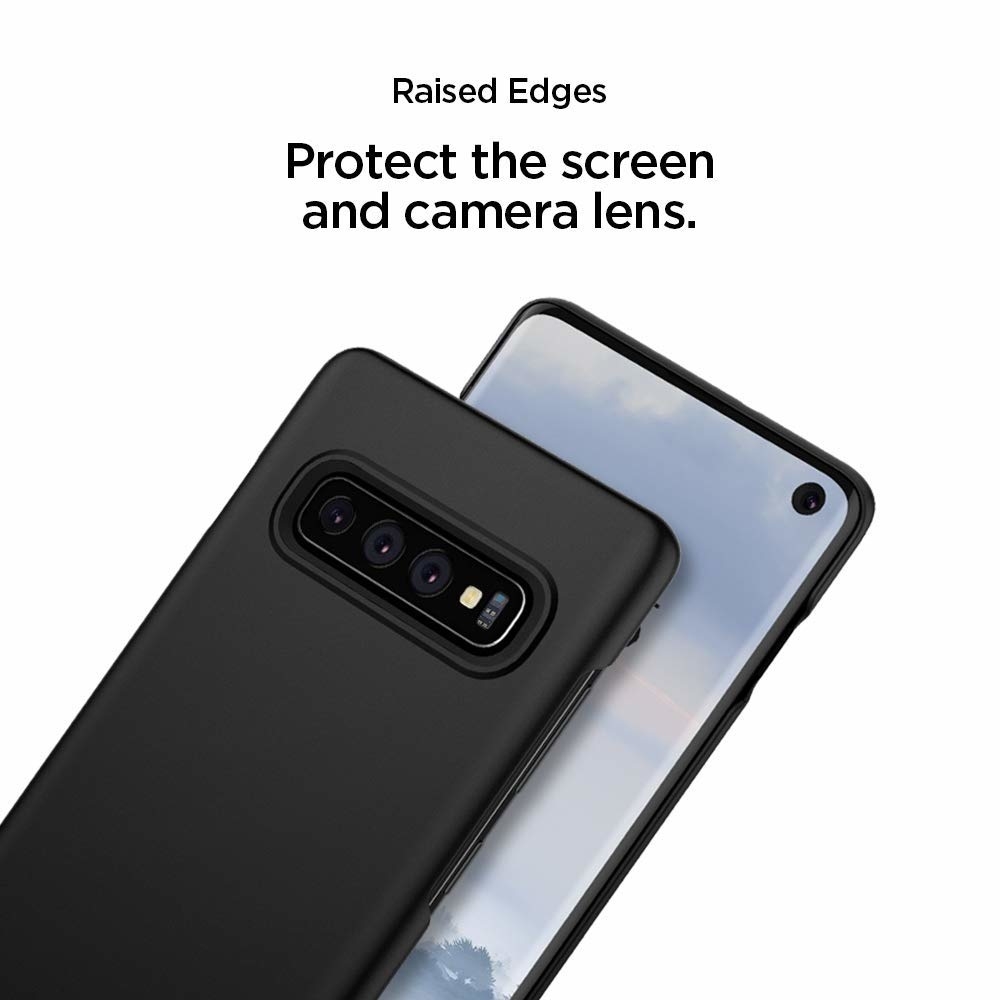 Spigen Galaxy S10 Thin Fit Black (605CS25791)