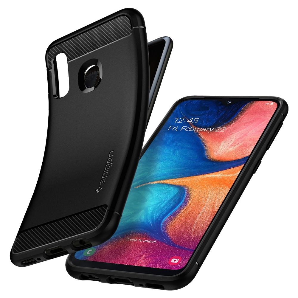 Spigen Galaxy A20e Rugged Armor Black (622CS26434)