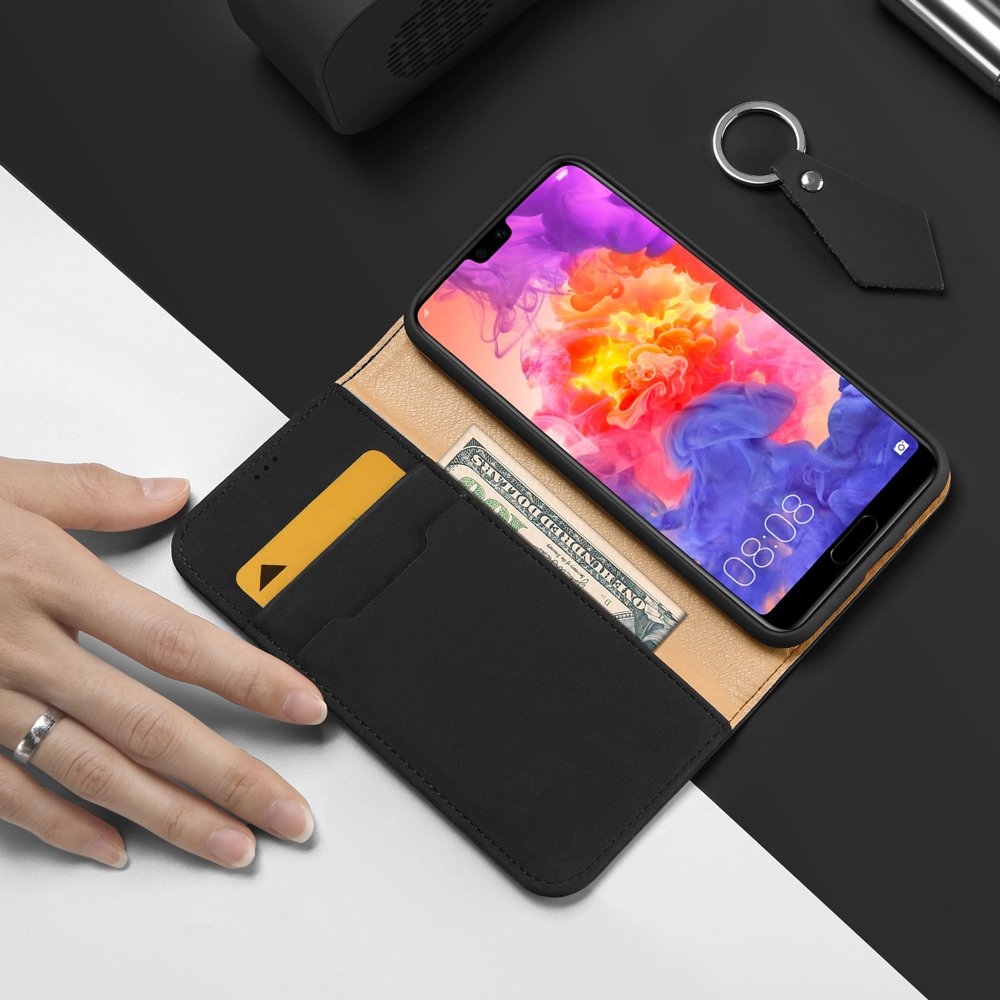 Δερμάτινη θήκη πορτοφόλι για P20 Pro