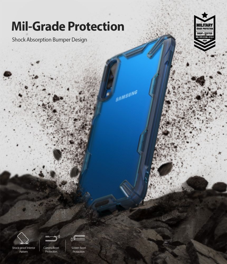RINGKE FUSION-X SAMSUNG GALAXY A50 SPACE BLUE