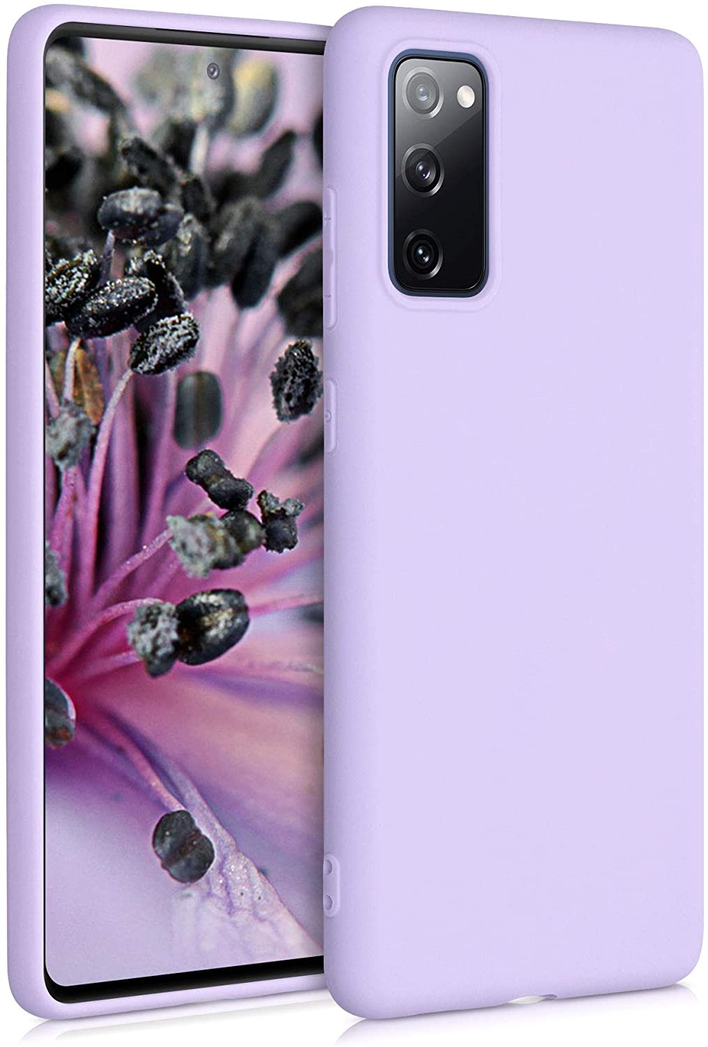 Θήκη σιλικόνης για Samsung Galaxy S20 FE μωβ