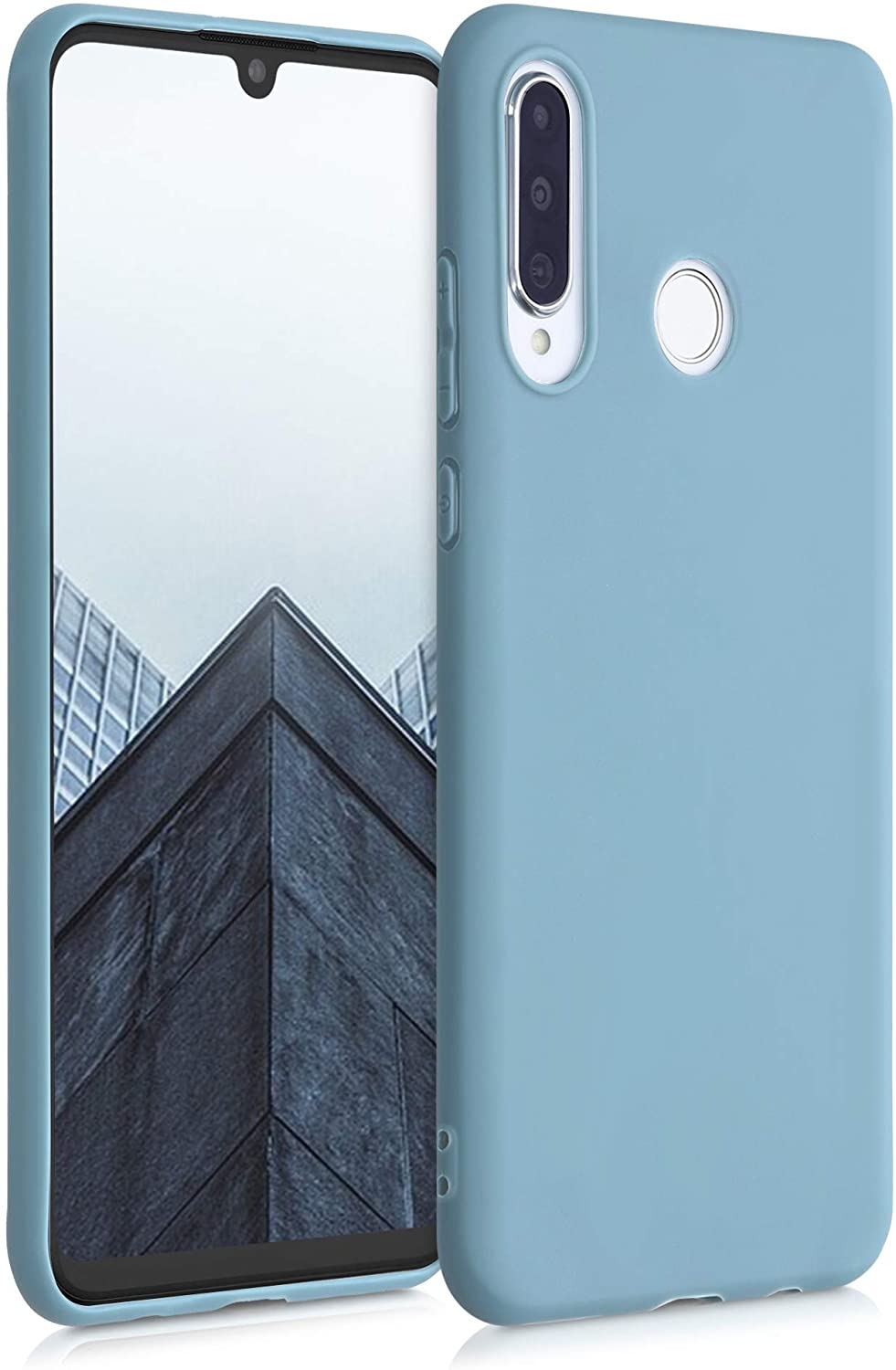 Θήκη σιλικόνης για P30 Lite μπλέ