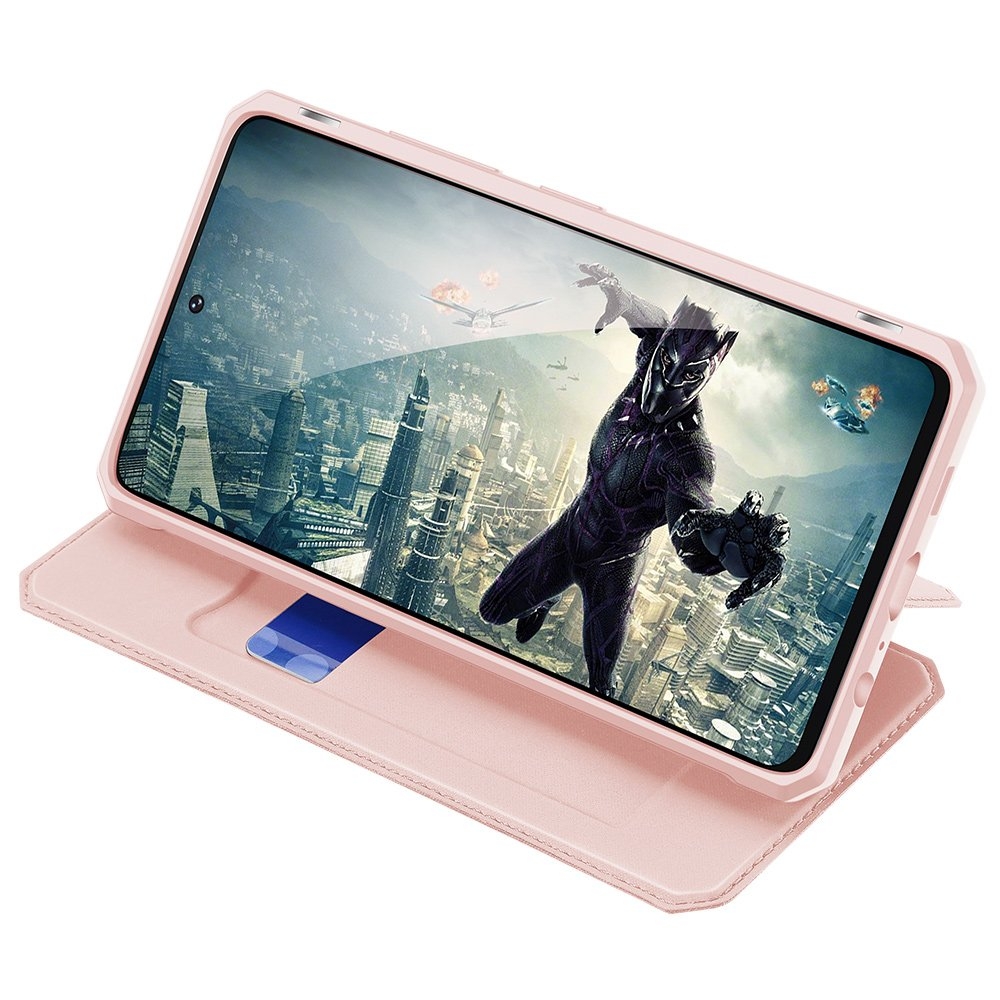 DUX DUCIS Skin X Wallet Case Θήκη Πορτοφόλι με Stand για Samsung Galaxy A52 roz