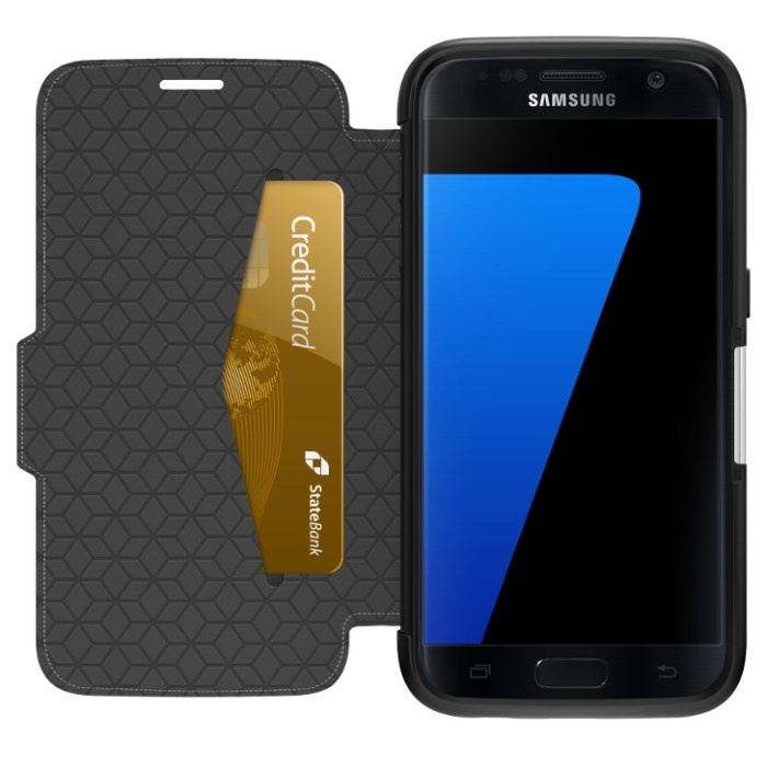 OtterBox Galaxy S7 Strada Case Onyx Black (77-53299)